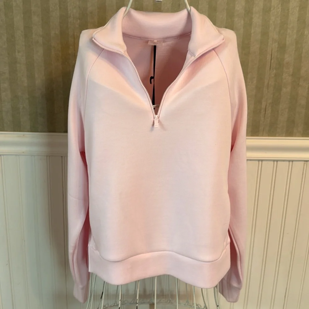 NWT CALIA Women's Golf Soft Scuba 1/4 Zip Pullover - Picture 4 of 8